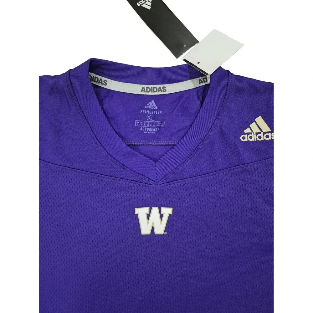 New Adidas University of Washington Huskies Blank Home Jersey‎ Men's XL